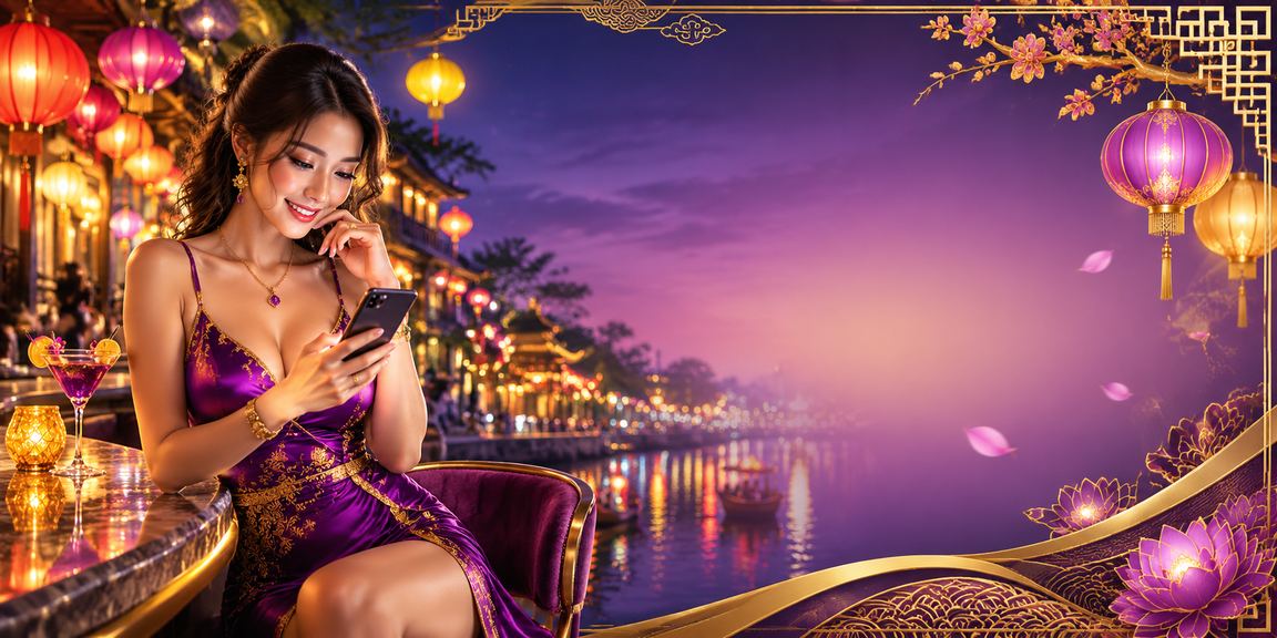 Người dùng tại Hà Nội xem phân tích kèo thể thao qua điện thoại dưới ánh đèn lồng