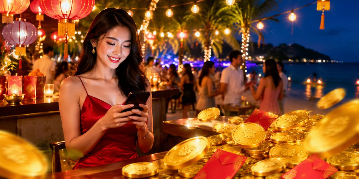Phong bì đỏ khuyến mãi lễ hội tại Phú Quốc trên nền tảng game18
